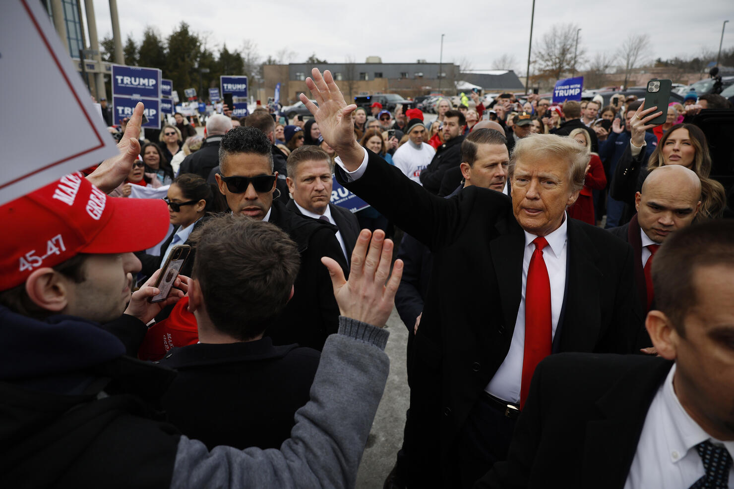 Donald Trump Holds New Hampshire Primary Night Event In Nashua, New Hampshire
