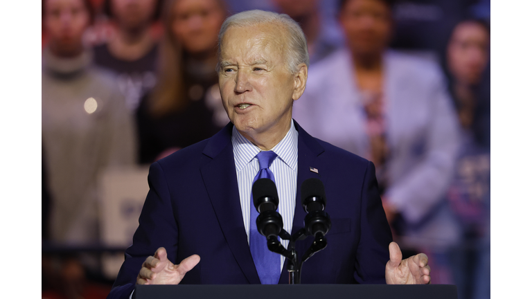 Joe Biden And Kamala Harris Hold Campaign Rally In Support Of Abortion Rights