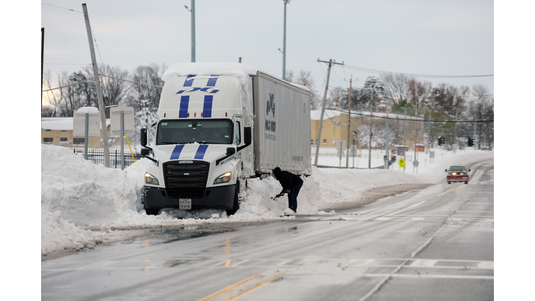 Intense Winter Storm Brings Multiple Feet Of Lake Effect Snow To Buffalo Area