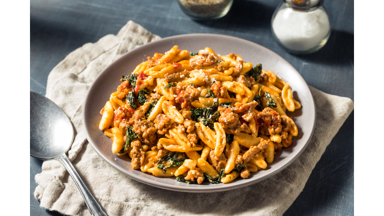 Homemade Cavatelli Pasta Dinner