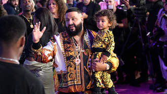 DJ Khaled PROUD of son winning award! All dads should be this proud! :)