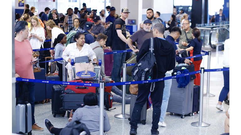 Newark Airport Check In Line