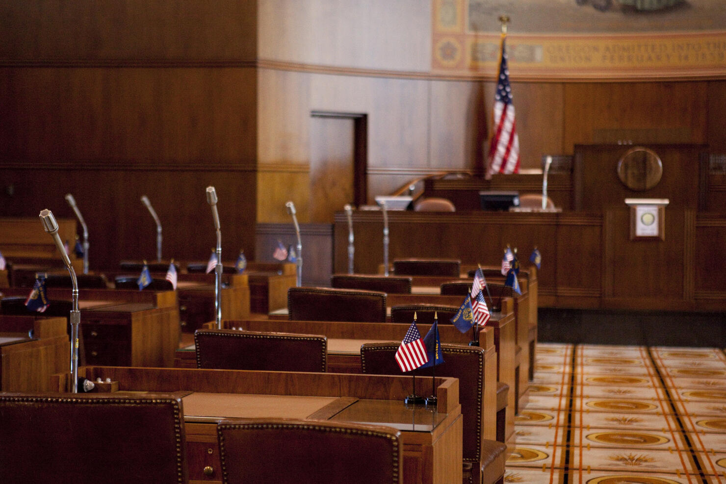 Senate Chamber Oregon State Capitol