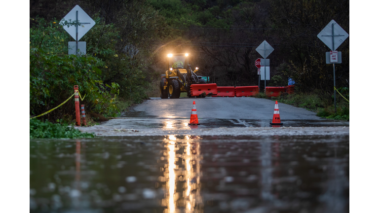 Massive Storm Brings Flooding To Ventura County, California