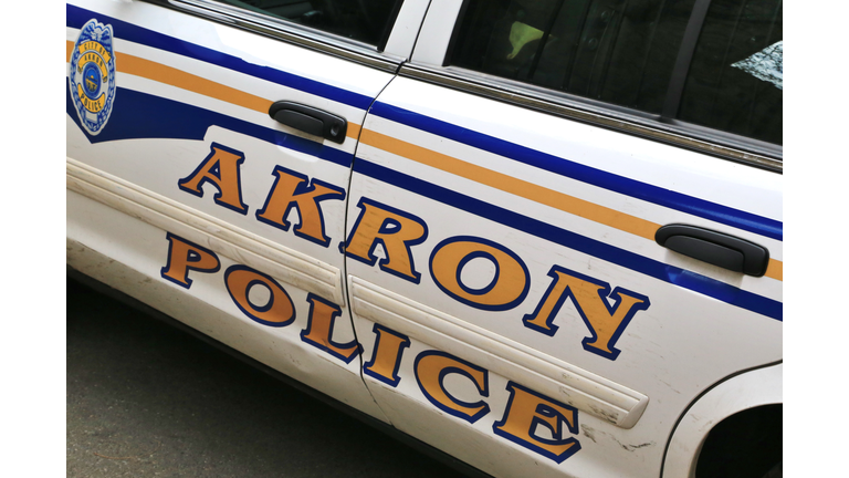 Akron Police vehicle