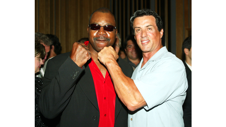 Carl Weathers and Sly Stallone