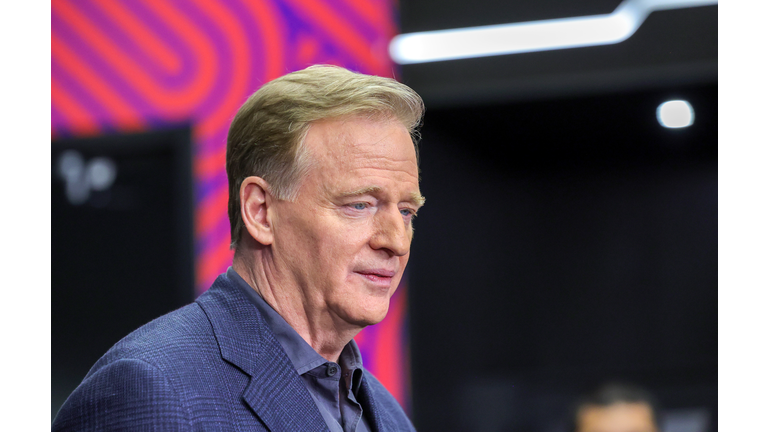 Super Bowl LVIII - NFL Commissioner Roger Goodell Press Conference