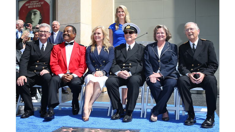 Princess Cruises and the Original Cast of "The Love Boat" Receive Honorary Star Plaque for donating to the preservation of the Hollywood Walk of Fame