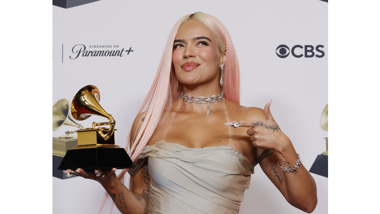 66th GRAMMY Awards - Press Room
