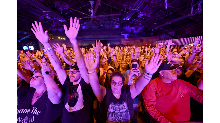 Shinedown Performs Live For SiriusXM's Small Stage Series Presented By American Express At The Orange Peel In Asheville