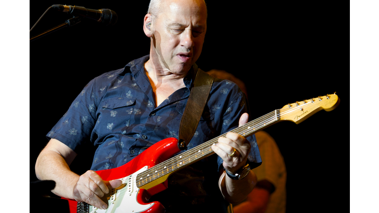 Mark Knopfler Performs in Concert in Madrid