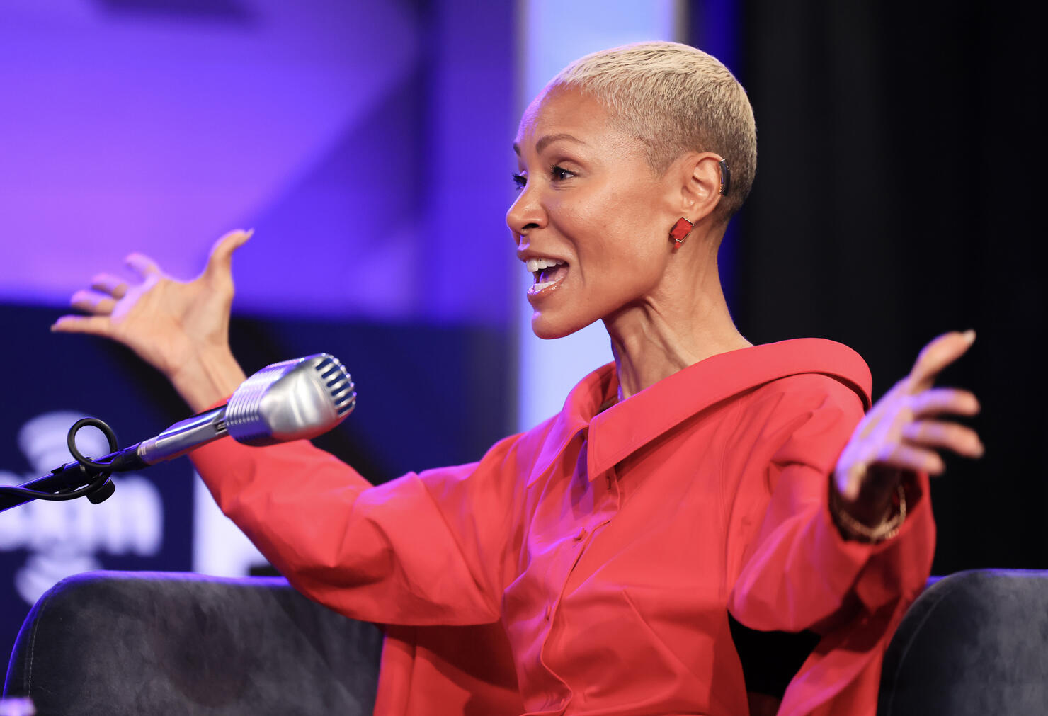 Jada Pinkett Smith Visits The SiriusXM Studio