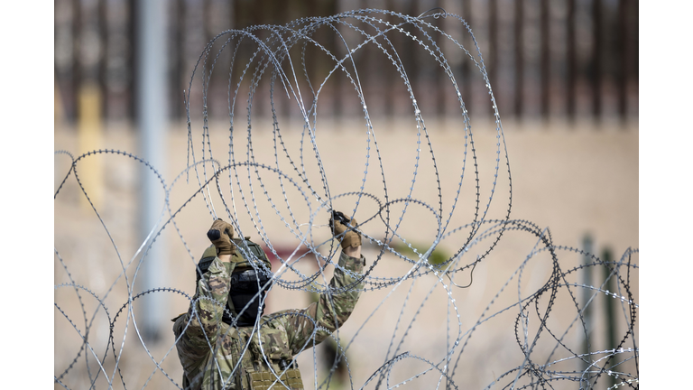 Migrants Continue To Cross Mexico U.S. Border As D.C. Lawmakers Continue To Debate Border Funding