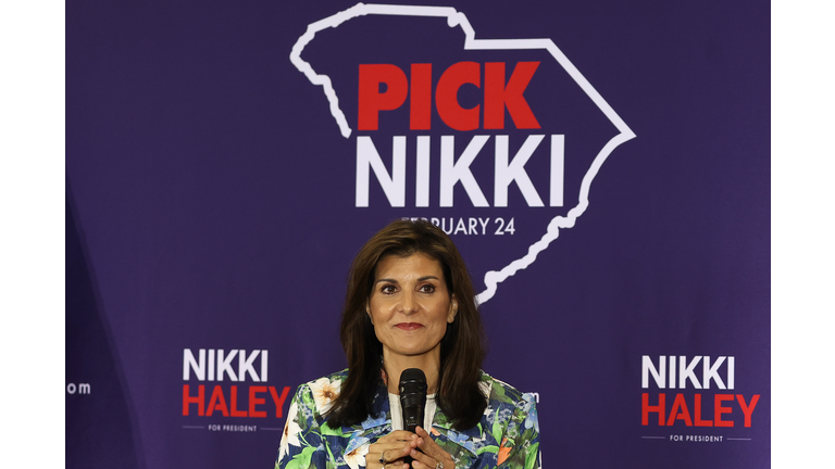 Nikki Haley Campaigns Throughout South Carolina For President Ahead Of Saturday's Primary