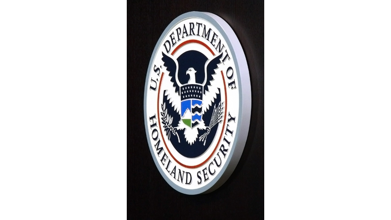 The logo for The US Department of Homela