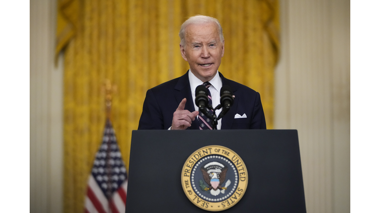 President Biden Delivers An Update On The Ukraine-Russia Crisis