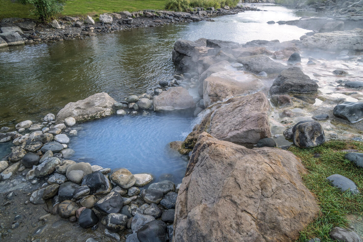 Hot pool by the San Juan River