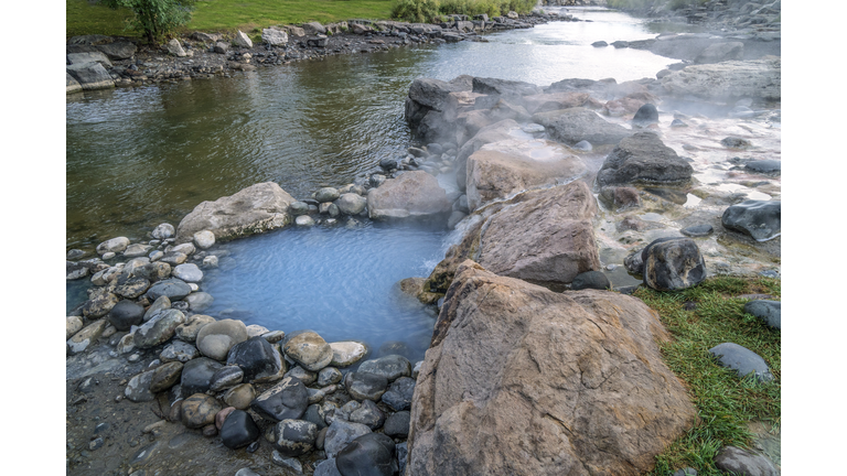 Hot pool by the San Juan River