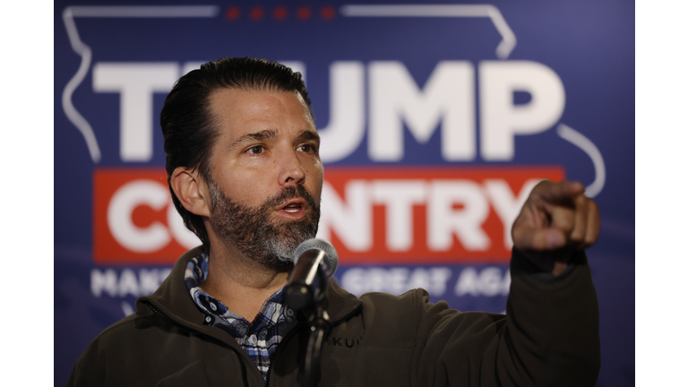 Donald Trump Jr. Campaigns For His Father At The Bull Moose Conservative Club In Urbandale, Iowa