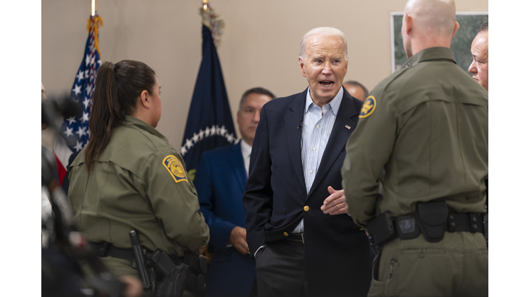 President Biden Delivers Remarks At Border Patrol Station in Brownsville, Texas