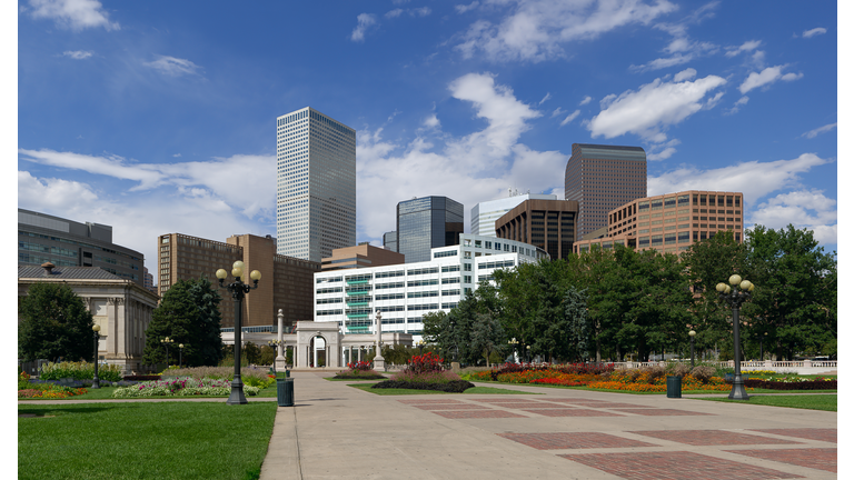 Denver Skyline from Civic Park