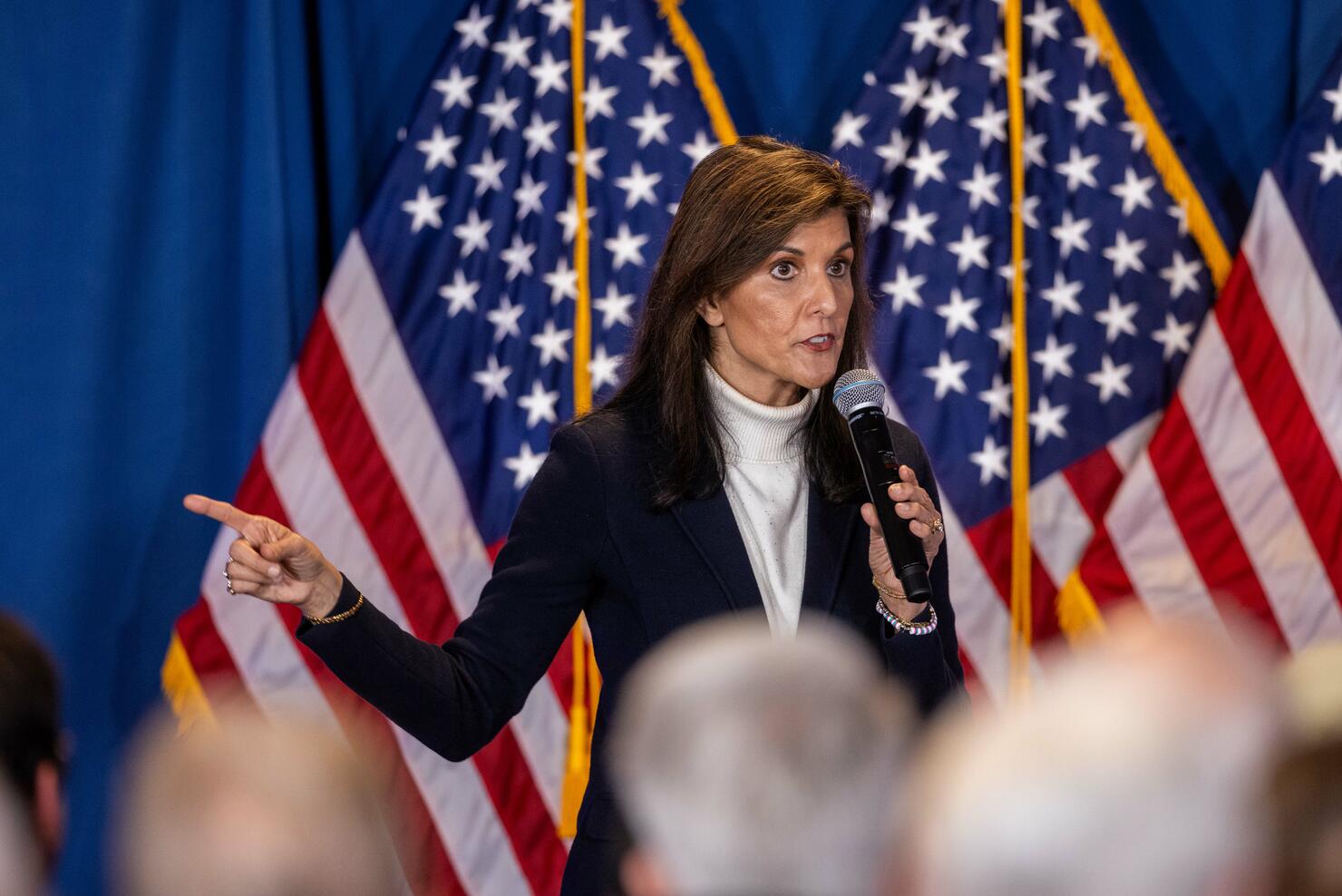 Nikki Haley Campaigns In Portland, Maine