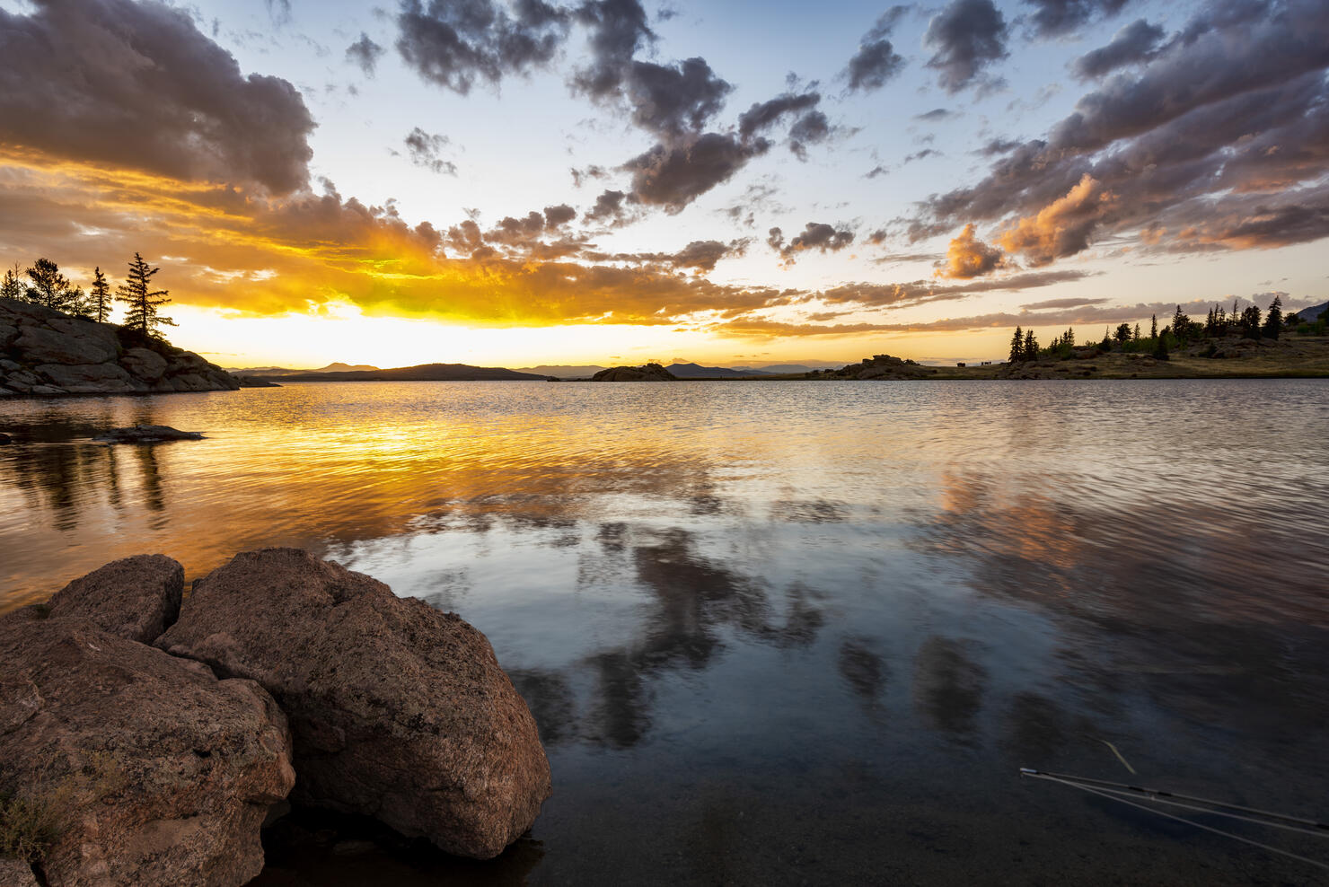 Eleven Mile Reservoir sunrise