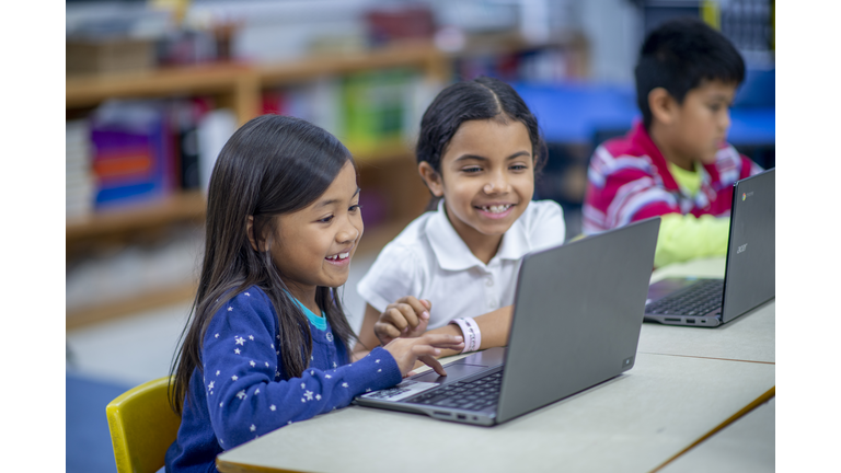 Children in a Computer Lab
