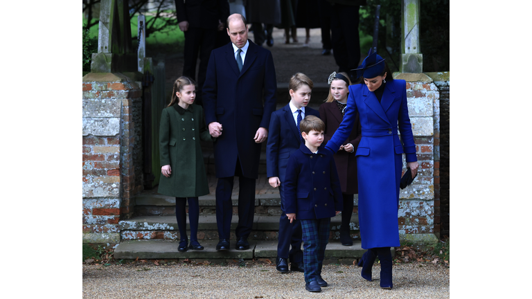 The British Royal Family Attend The Christmas Morning Service