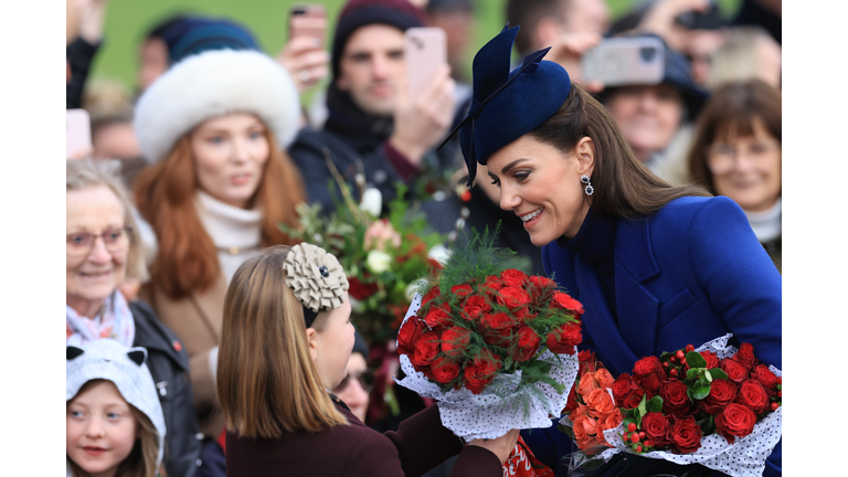 The British Royal Family Attend The Christmas Morning Service