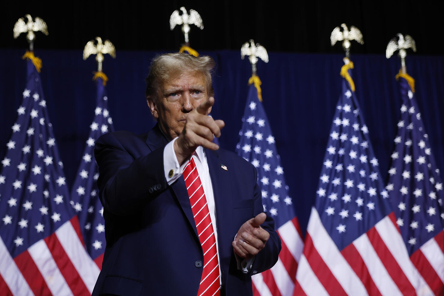 Donald Trump Holds Campaign Rally In Rome, GA