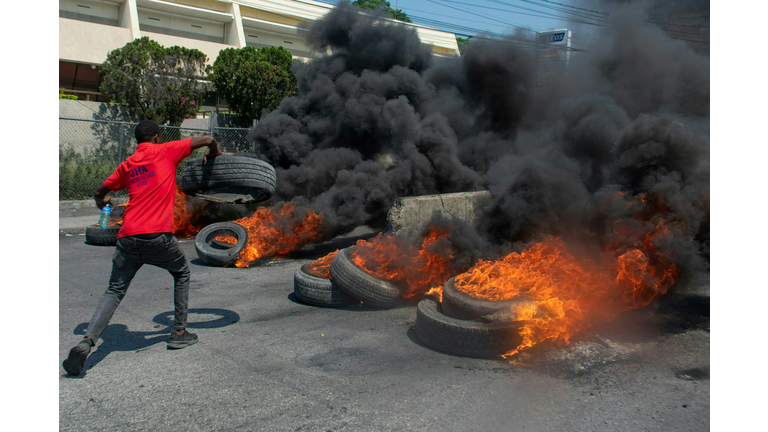 HAITI-POLITICS-UNREST-DEMONSTRATION