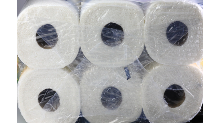 Bulk package of toilet paper