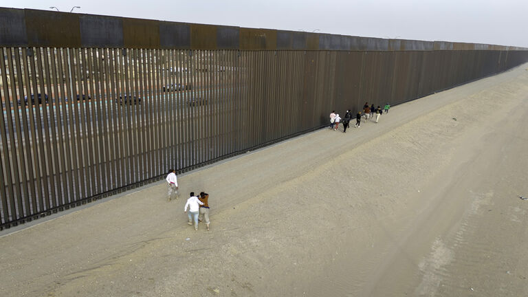 Panoramic View Of The Borderlands: Southwestern U.S. And Mexico