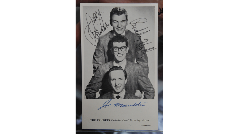 A Buddy Holly and The Crickets Band sign