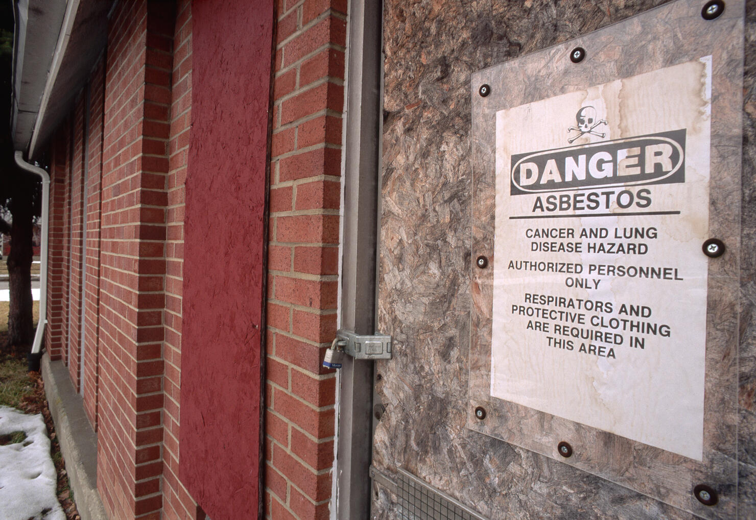 Warning Sign in Love Canal