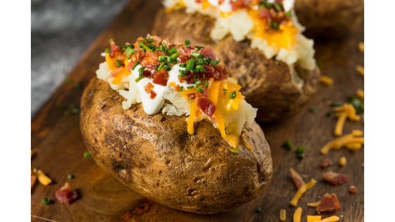 Homemade Loaded Baked Potatoes