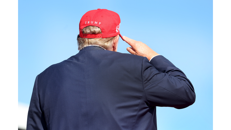 Former President Trump Holds A Campaign Rally In Ohio