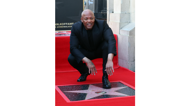 Dr. Dre Honored With Star On Hollywood Walk Of Fame