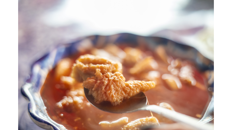 Menudo, a delicious Mexican dish
