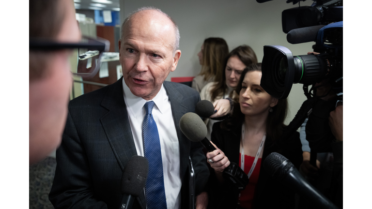 Boeing CEO Dave Calhoun Meets With Lawmakers On Capitol Hill