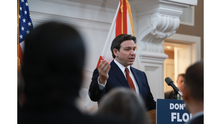 Florida Governor Ron DeSantis Holds News Conference On Security Preparations For Upcoming Spring Break