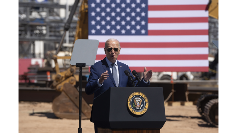 President Biden Speaks At The Intel Ocotillo Campus In Arizona