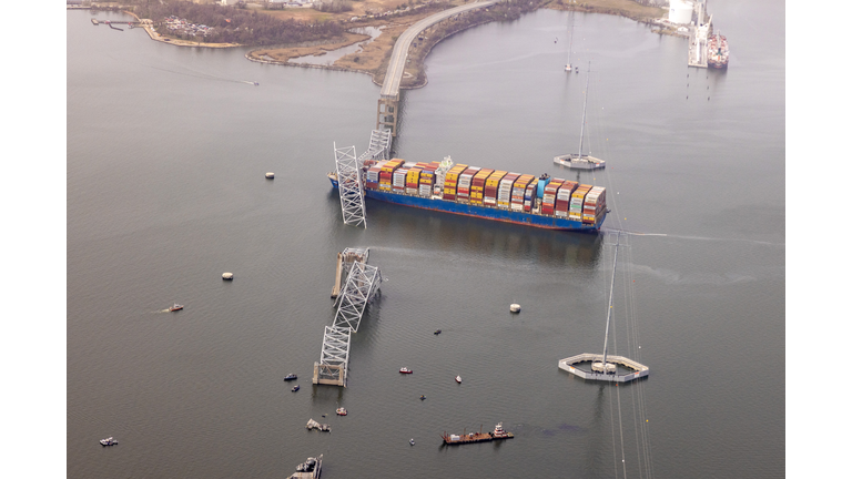 Baltimore's Francis Scott Key Bridge Collapses After Being Struck By Cargo Ship