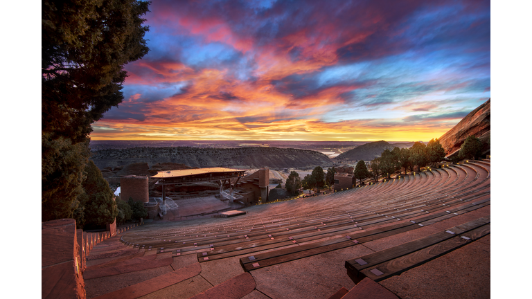 Red Rocks Amphitheater at Sunrise