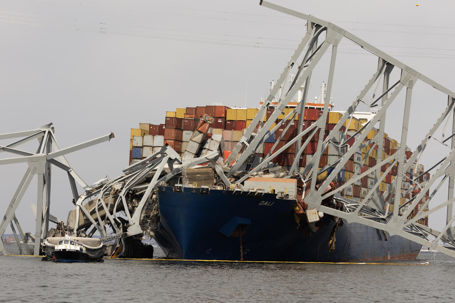 Baltimore's Francis Scott Key Bridge Collapses After Being Struck By Cargo Ship