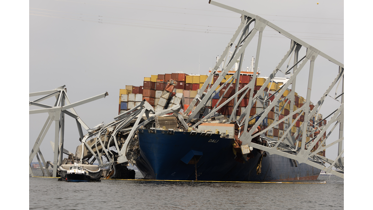 Baltimore's Francis Scott Key Bridge Collapses After Being Struck By Cargo Ship