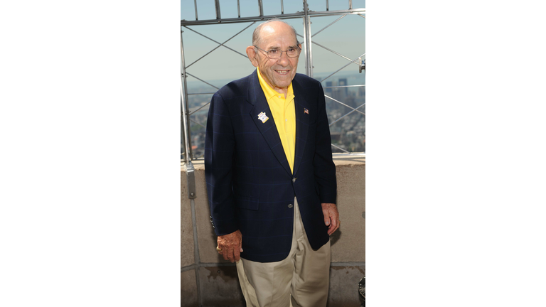 Yogi Berra And Bob DuPuy Light The Empire State Building