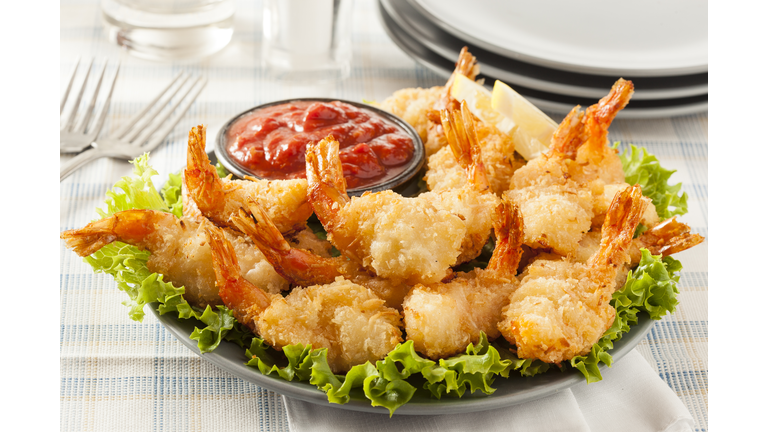 Fried Organic Coconut Shrimp