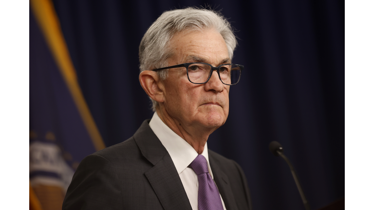 Federal Reserve Chair Powell Holds His News Conference Following The Federal Open Market Committee Meeting